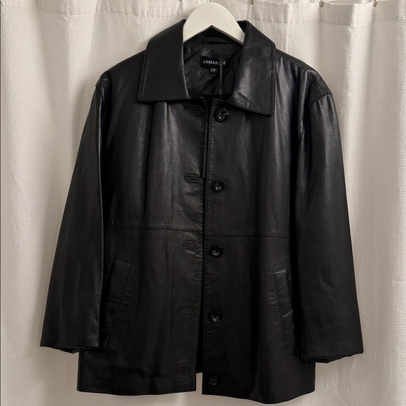 LAMARQUE Presley Leather Jacket size Small - Picture 4 of 7